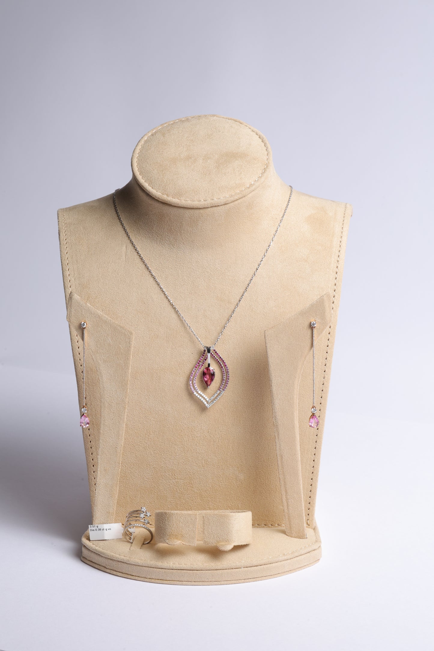 Blush Heart Earrings