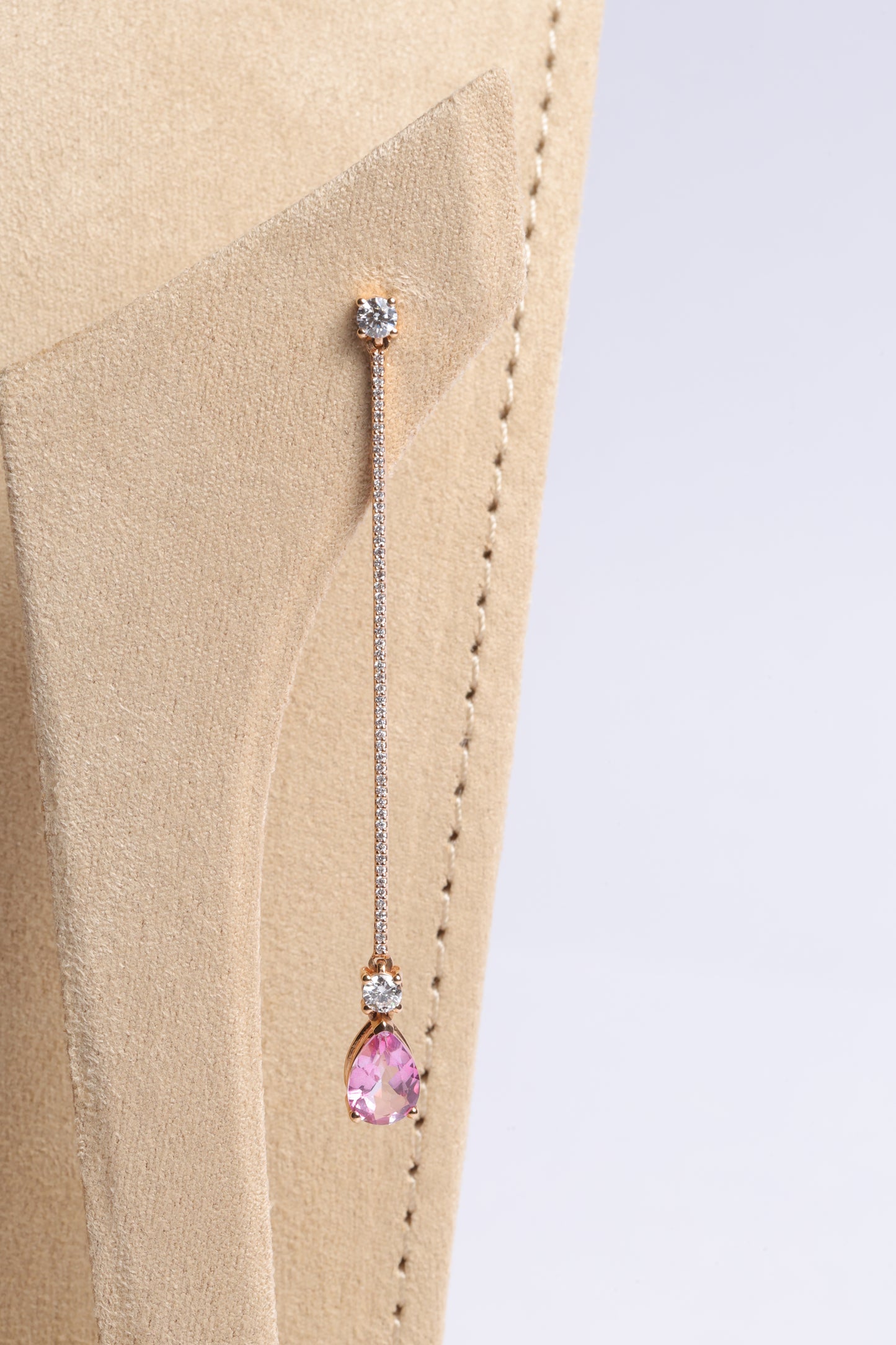 Blush Heart Earrings